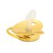 Premium Golden Baby Pacifier with Curved Design - Safe Clips & 26 Letters for 6-18 Months - Buy Online on GoSupps.com