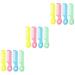 Hemoton Baby Doll Set 12 Pcs Baby Comb Baby Brush Abs Care Hair Brush Set Assorted Colorx3pcs 12X2.7X0.5CMx3pcs