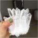 Crystal Hole 700-750g Natural Clear White Quartz Point Crystal Cluster Specimen 1PCS Crystal Hole - Buy Online on GoSupps.com