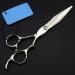 Retro Barber Scissors Luxury Hair Scissors Professional Barber Salon Scissors Professional Hairdressing Scissors Hair Scissors Set C1 Flat Cut 6 inch (H Flat Cut 6 inch) - Buy Online on GoSupps.com
