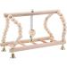 TOPINCN Wooden Pet Parrot Ladder Toy - Climbing Swing Bridge for Bird Cage - Decorative and Flexible Bird and Hamster Training Accessories - Buy Online on GoSupps.com