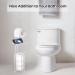 Toilet Paper Holder Stand with Middle Shelf Storage - Gray | Free Standing Bathroom Tissue Holder for Mega Rolls - A-gray - Buy Online on GoSupps.com