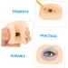 NOLITOY 1 Set Makeup Practice Skin Eyeshadow Eye Makeup Board Makeup Silicone Skin Training Board Thicken 6.90X5.20X1.40CM Assorted Color - Buy Online on GoSupps.com