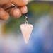 Natural Gemstone Pendulum for Fortune Telling | Chain-Pointed Divination Tool - Shop Internationally - Buy Online on GoSupps.com