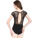 Lanbodance Women's Short Sleeve Ballet Leotard for Adult Dance & Gymnastics - Black Lace, X-Large - Buy Online on GoSupps.com