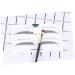Outanaya 2 Eyebrow Card Eyebrow Template Easy Eyebrow Stencil Makeup Kit Simple Card A607 - Buy Online on GoSupps.com
