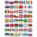 48 x WORLD FLAGS EDIBLE FAIRY CUP CAKE RICE PAPER TOPPERS OLYMPICS - Buy Online on GoSupps.com
