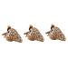 Warmhm 3pcs Brass Strawberry Home Decor Statue Strawberry Decor Brass Adornment Strawberry Ornament Brass Fruit Ornament Small Desktop Decor Brass Figurine Brass Decor Ornaments Delicate Goldenx3pcs 4.50X3.50X3.50CMx3pcs