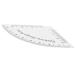 Vaguelly Gabarit de Dessin Sourcils R utilisable 1 Pi ce R gle de Mise Pr cise Outil de Guidage Sym trique pour Maquillage Sourcils D butants et Retouches Voyage