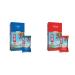 CLIF BAR - Energy Bars | Chocolate Chip + Chocolate Almond Fudge (68 Gram Protein Bars 24 Count)