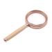 Vintage Reading MagnifierHandheld Magnifiers Aluminum Alloy Frame 20X/15X/10X Jewelry Magnifier for Precision Instrument Repair (15x)