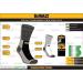 Dewalt Men's 2 Pack Comfort Crew Socks - White | Non-Binding Cotton Blend - Buy Online on GoSupps.com