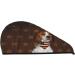 English Pointer Dog Vintage American Flag Microfiber Hair Towel - Soft Absorbent & Fast Drying Hair Wrap for Women & Girls - Buy Online on GoSupps.com