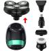 5IN1 4D Rechargeable Bald Head Electric Shaver for Men | Head Shavers Beard & Hair Trimmer & Facial Brush - Buy Online on GoSupps.com