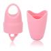 V Shaped Silicone Face Ice Mold - DIY Calming Eye Treatment & Puffiness Remover (Pink) | International Shipping Available - Buy Online on GoSupps.com
