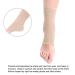 VINGVO Padded Heel Socks | Soft Elastic Ankle Sleeve & Silicone Protector for Heel Cracks | Breathable Comfort | International Shipping - Buy Online on GoSupps.com