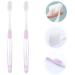 Minkissy 2-Pack Sensitive Gums Toothbrushes - Soft Bristle for Pregnant Women & Kids - Pink Oral Care Brush - Buy Online on GoSupps.com