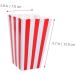 HOMSFOU 20 Pcs Boxes Popcorn Carton Classic Popcorn Containers Popcorn Bags Popcorn Containers Movie Night Gift Popcorn Machine Popcorn Packets Popcorn Buckets Decorate Paper Stripe - Buy Online on GoSupps.com