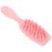Cool hiya scalp brush pot scrubber to wash the hair head massage shower hair styling kamm hair scalp washer hairdryer hair -washed scalp peeling lig baby ABS rosa washer