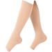 SH-RUIDU Waden Compression Socks 20-30 mmHg | Elastic Open Toe Calf Stockings for Pain Relief | Best Support for Shin & Calf Pain | Stockings in Meat Color - Buy Online on GoSupps.com