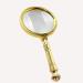 Magnifier Handheld Magnifier 10X Eldly Student Read Book Repair Optical Glass Lens Removable Handle Portable Metal Magnifying Glass Lofty Ambition