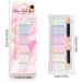 Nail Mirror Powder 6 Colours Manicure Chrome Glitter Pigment with Eyeshadow Stick Colorful nail chrome powder - Buy Online on GoSupps.com