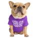 Junhouse Bulldog Clothes Pet Clothing Puppy T-shirt Spring Summer Soft Comfy Breathable Quick Dry Dog Outfit Pullover For Small Medium Large Puppy Dogs (L Purple) L Purple