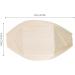 Florencey 50x Finger Food - Bowls Boat Biodegradable Wood 11 cm x 6.5 cm - Buy Online on GoSupps.com