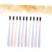 FRCOLOR 10pcs Eco-Friendly Wheat Straw Toothbrush Set - Sustainable Bristle Cleaning Solutions for International Shipping - Buy Online on GoSupps.com