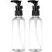 PRETYZOOM 4pcs 100ml Refillable Pump Dispenser Bottles - Ideal for Lotion, Massage Oil, Shampoo - Black Round Containers - Buy Online on GoSupps.com