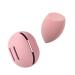 Fnyes make-up sponge holder with make-up sponge-silicone beauty make-up sponge etui and dry & wet foundation sponge for the trip (MS Pink)