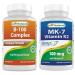 Best Naturals B-100 Complex & K2 D3 180 Tablets