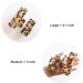 Large Cutout Tortoise Shell Hair Claw Clip - French Design Rectangle Hair Clamp for Women and Girls - Buy Online on GoSupps.com