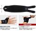 PHITEN Metax Wrist Wrap with Thumb Hook - Black One Size | International Shipping Available - Buy Online on GoSupps.com