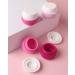Gemice Travel Containers for Toiletries Silicone Cream Jars TSA Approved Travel Size Containers Leak-proof Travel Accessories with Lid for Cosmetic Makeup Face Body Hand Cream (4 Pieces) Red - Buy Online on GoSupps.com