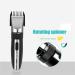 Professional Cordless Hair Clipper - Low Noise Rechargeable Haircut with Titanium Ceramic Blade | Adjustable 0.8-2mm Electric Shaving - Ideal for Easy Home Grooming - Buy Online on GoSupps.com