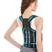 Back posture correction with spinal support correction with anti hunchback corrector (black Large) Large Black