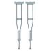 Underarm Crutches for Adults Double Adjustable Medical Crutches Non-Slip Walking Stick Sturdy Stainless Steel(1 Pair) (Size : 110-130CM) Anniversary Lucky Star 93-113CM
