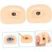 Ipetboom 1 set Makeup Professional Eyeshadow Thick Reusable Make Practice Silicone Training of Skin Board 6.90X5.20X1.40CM Assorted Color - Buy Online on GoSupps.com