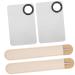 Buy Minkissy 6 Sets Palette Makeup Foundation & Mixing Tools | Professional Artist Supplies | Nail Polish Mixer Tray | Korean Makeup Spatula & Color Plates - Buy Online on GoSupps.com