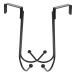 PLAFOPE 4 Pcs Hangers Black Coat Rack Towel Hook Hats Robes Mounted Clothing Rack Hanger Hook Door Hook Iron