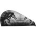 Running Horse Black & White Microfiber Hair Towel | Super Absorbent Quick Dry Wrap for Long Curly & Thick Hair - Ideal for Women - Buy Online on GoSupps.com