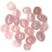 Natural Crystal Rough Natural Quartz Crystal 10pc 25mm-35mm Natural Polishing Stone Rose Quartz Tumble Stones for Home Office Decor - Buy Online on GoSupps.com