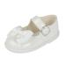 Early Days Baypods Toddler Shoes with Hard Sole Baby Girls First Walking Shoes with Anti-Slip Sole First Walkers Made in England 6 UK Child White Patent