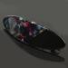 MagiDeal Fashion Acrylic Oval Flat Feather Hair Clip - Stylish Purple Black Hairpin Barrette for Women - Buy Online on GoSupps.com