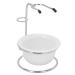 Professional Shaving Stand Bowl Set - Men's Wet Shaving Kit with Razor Brush Holder & Safety Stand for Ultimate Shaving Experience - Buy Online on GoSupps.com