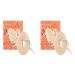 Foamie solid shower gel with papaya and oat milk shower care massage effect for intensive care solid shower 100% vegan plastic-free silicone-free 80g (pack with 2)
