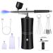 Facesunny Airbrush Kit with Compressor Rechargeable Cordless Non-Clogging High-Pressure AirBrush Set for Nail Art Makeup Painting Easy to Use
