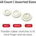 Acu-Life Rubber Finger and Toe Cots - 40 Count (S/M/L) - Pack of 1 - Buy Online on GoSupps.com