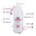 Lunamoon Eyelash Shampoo 600ml - Gentle Foam Cleaner for Eyelash Extensions | Remove Oil & Makeup - Rose Scented - Buy Online on GoSupps.com